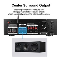 Sunbuck 7 Channel Audio Power Amplifier Home 2 Toroidal Transformer Bluetooth Amplifier Karaoke Storio AV999 Amp Speaker