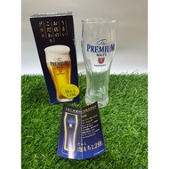 Suntory The Premium Malts Beer Glass Authentic From Japan Shop Style Thick Bottom 1.2 Times Soft Foa