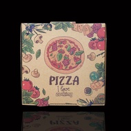 กล่องพิซซ่าหนาพิเศษ6/7/8/9/10/12/14/16/18นิ้วกล่อง Pizza กล่องพิซซ่าลูกฟูกหนังวัวใช้ได้ทั่วไป