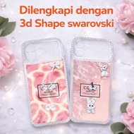 CASE CASING 3D DIAMOAD AESTHETIC FOR iphone ( 11, 13, 15. 15 PLUS, 17 PRO, 17 PROMAX ) Casing iPhone