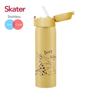 日本 SKATER - Skater (吸管)不鏽鋼保溫瓶 480ml-維尼-480ml