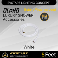 ALPHA Shower Hose Black/White/Silver Univesal Water Heater