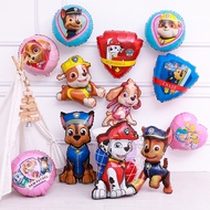 Large Paw--Patrol Cartoon Chase Marshall Skye Party Foil Birthday Balloons Party Decoration