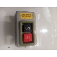 Power Push Button BS216B / BS-216B Model ON-OFF 15A/2.2kW Fort