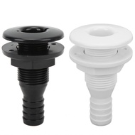 Nearbeauty Marine Boat Plastic Thru Hull Fitting Connector For 5/8  3/4 1 1-1/4 1-1/2 2Inch Hose Drain Bilge Pump Plumbing