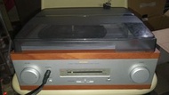 復古黑膠唱盤33/45/78轉速 + 收音機 全正常操作 vinyl turntable + radio 内置喇叭 RCA plug