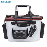 Fishing Bucket Foldable Fish Bucket Multi-Functional Fishing Bag For Outdoor Live Fishing Lures Buck