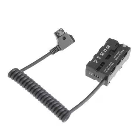 Dummy Battery D-TAP To NP-F550 For NP-F550/F750/F970 Battery Double Sided Dummy Battery Power Adapte