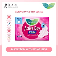 LAURIER Active Day X-Tra 22cm Series Pembalut Wanita Original BPOM