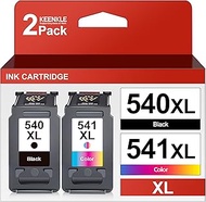 KEENKLE PG-540 XL CL-541 XL Remanufactured Ink Cartridge Compatible with Canon Printer Cartridges 54