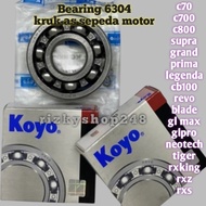 KOYO Laher bearing 6304 crankshaft supra grand prima legenda rxking rxs rxz cb100 revo blade gl max 