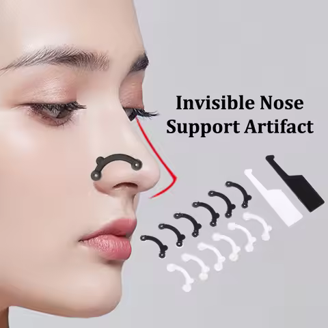 【Peace】3Pcs Beauty Nose Clip Corrector Massage Tool Nose Up Lifting Shaping Clip Clipper Shaper Brid