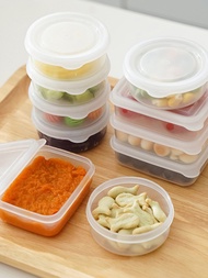 1入組小型保鮮盒迷你密封食品容器加厚食品級果醬分裝容器密封盒嬰兒食品