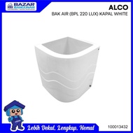 Alco - Bak Air Mandi Sudut Luxury Fiber Glass 220 Liter Ltr White
