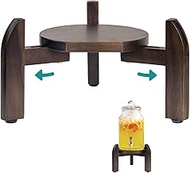 Drink Dispenser Stand Adjustable Width from 8" to 11.2" Wide - Beverage Jar and Water Plastic Jug Ho