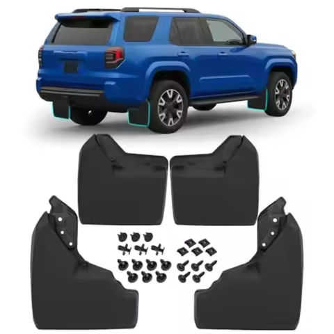 Mud Flaps for 2025 Toyota 4Runner 2026 Mudflaps Splash Guards Front Rear Mudguard Kit 6th Gen 4 Runn