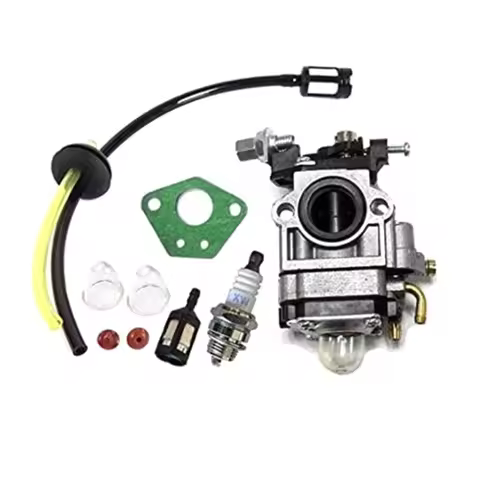 Carburettor for 52cc 49cc 43cc Brush Cutter with Seal Hose for Spark Plug Petrol Filter Accessories