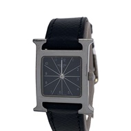 HERMES Women's Watch Quartz Analog Leather BLK HH1 210 Direct from Japan Secondhand