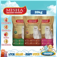 POODEE MISHA CAT FOOD 20kg Dry Cat Food Makanan Kucing Murah Makanan Kucing 20kg Makanan Kucing 18kg