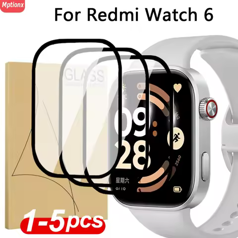 Screen Protector For Xiaomi Redmi Watch 6 Curved HD Anti-scratch Film Full Coverage Protective for R