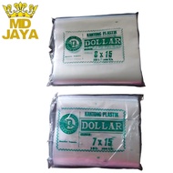 HIJAU Green Dollar Plastic Size 8x15 And 7x15 || Md jaya