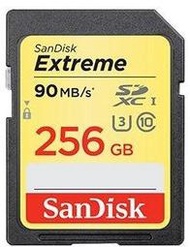 【日產旗艦】SanDisk Extreme SD SDXC U3 256G 90MB 4K 群光公司貨 高速 記憶卡