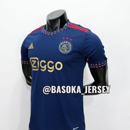 Ajax AWAY Soccer JERSEY 2022 2023/ AJAX AMSTERDAM Soccer JERSEY 22 23 Bluenavy