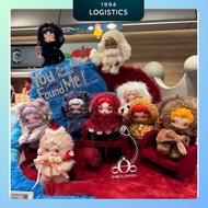 SKULLPANDA You Found Me! REP 1:1 Series Plush Doll Pendant- cotton skull keychain v3