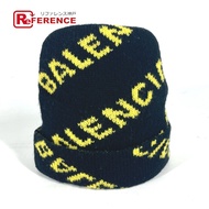 BALENCIAGA滿版 logo 針織帽