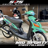 Stiker Fullbody Mio Sporty Motif Anime - Decal Stiker Mio Sporty Design Anime Anya SPY X FAMILY