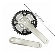 Crankset with Triple Chainring 42/32/22T Bike Crankset with Triple Chainring Aluminum Alloy Lightwei
