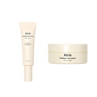 ชุดบำรุงรอบดวงตา Abib Collagen Eye Care Set: ครีมบำรุงรอบดวงตา 30 มล. + มาส์กใต้ตา 60 แผ่น ผลิตภัณฑ์
