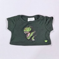 Teddy Bear Duffy Bear Monchichi Cotton Doll Doll Plush Toy Gray Green Tyrannosaurus Baby Clothes T-S