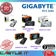 Gigabyte RTX 5080 Aero Aorus Master Ice Gaming Windforce OC 16GB GDDR7 Graphic Card