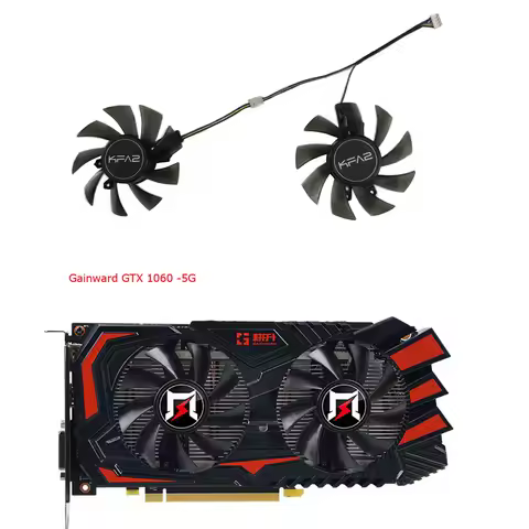 2Pcs/Set T128015DU,GPU VGA Cooler,Video Graphics Card Fan,For MANLI GTX1060 GTX 1660 Super Gallardo,