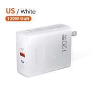 Toocki 120W ที่ชาร์จ GaN PD เคลื่อนที่ชาร์จแบบเร็วอะแดปเตอร์ชาร์จโทรศัพท์ปลั๊ก3.0ชนิด C สำหรับ Samsung Xiaom