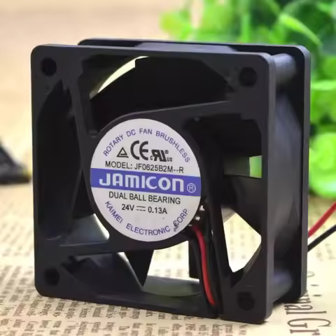 New CPU Cooler Fan For Jamicon Jf0625b2m-r Frequency Converter Cooling Fan 24v 0.13a 6025 6CM 60X60X