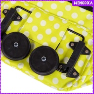 [Wenodxa] 2Pcs Luggage Suitcase Wheels Luggage Wheels Folding Caster Wheels for Luggage Box Travelling Bag Parts