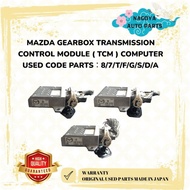 MAZDA GEARBOX TRANSMISSION CONTROL MODULE (TCM) COMPUTER USED FROM JAPAN CODE PARTS：8/7/T/F/G/S/D/A