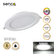 SENCO STEEL LED DOWNLIGHT ROUND 4"/6" 12W/18W