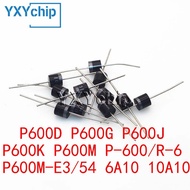 10PCS P600D P600G P600J P600K P600M P-600/R-6 P600M-E3/54 6A10 10A10 NEW Axial Rectifier Diode
