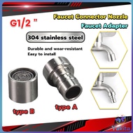 Yaki 304 Stainless Steel Faucet Adapter Nozzle Faucet Connector G1/2''