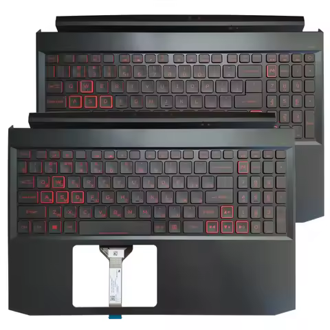 NEW For Acer Nitro 5 AN515-57 AN515-45 Russian/US laptop keyboard Laptop Palmrest Upper Cover Case R
