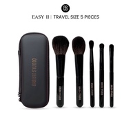 BRUSH STUDIO Easy 2 : ชุดแปรงแต่งหน้าขนสัตว์แท้ขนาดพกพา