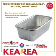 Nordic Ware Natural Aluminum Loaf Pan L8.8xW4.8xH2.7