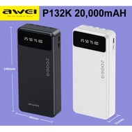 Awei  20K Power Bank P130K P131K A132 133K A136 A135K    MULTIPLE OUTPUT POWER BANK WITH CABLE