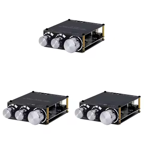 B48A 3X Bluetooth 5.0 100W+100W Power Subwoofer Amplifier Board 2.1 Channel Class D Home Audio Stere
