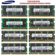 Samsung 2GB 4GB 8GB PC3 10600S 8500S 12800S DDR3 1066MHz 1333MHz 12800MH SODIMM Laptop Memory RAM
