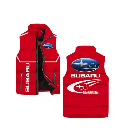 Autumn and winter SUBARU warm cotton vest men's casual thick warm loose outer vest outer jacket jack