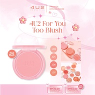 4U2 For You Too Blush On Moji Finish Blush Powder Blush Palette